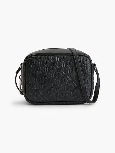 Calvin Klein Táskák & Kiegészítők HU198652 | Calvin Klein Faux Bőr Női Crossbody Táska Fekete